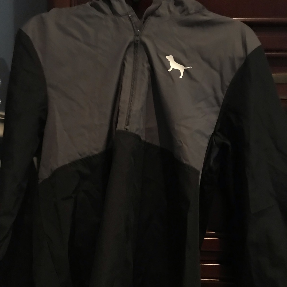Grey Windbreaker